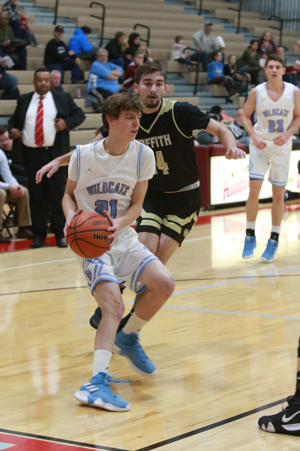 Gallery: Boys basketball - Griffith at Hanover Central